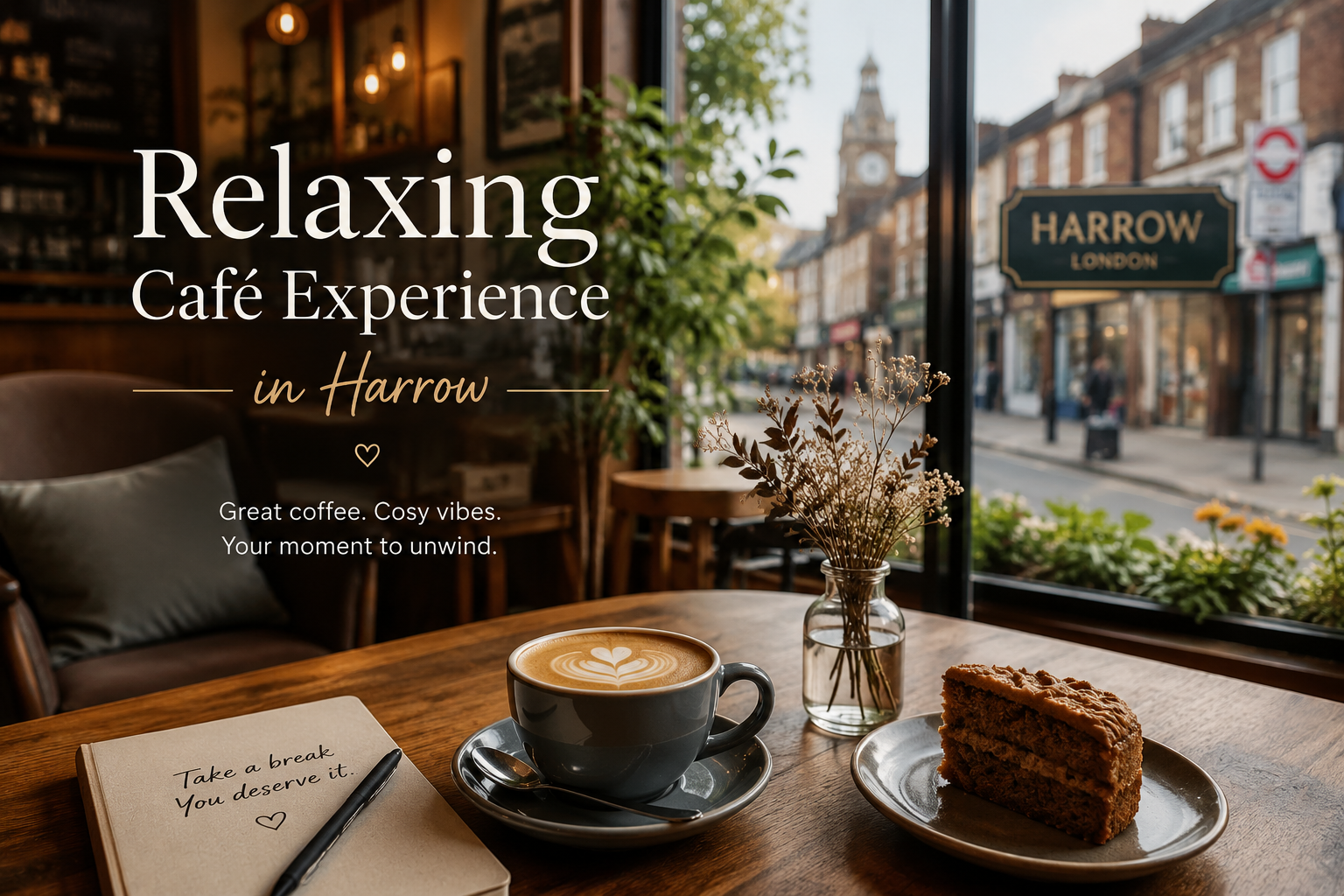 Relaxing Café Experience in Harrow